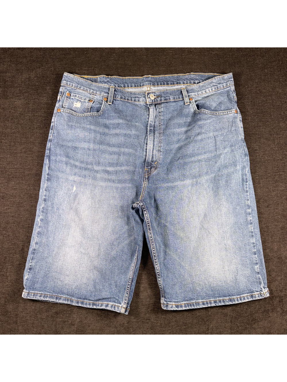 Levi's Waterless Denim Bermuda Shorts Light Blue Size W42